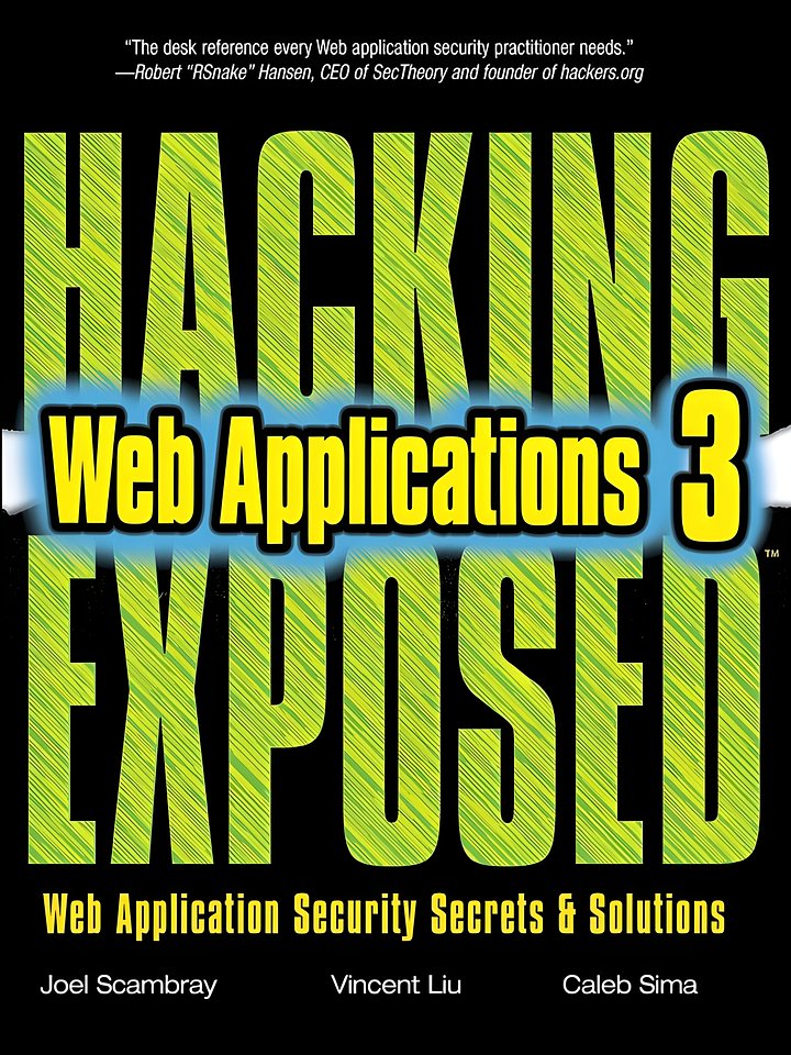Hacking Exposed Web Applications, Third Edition product image (1)