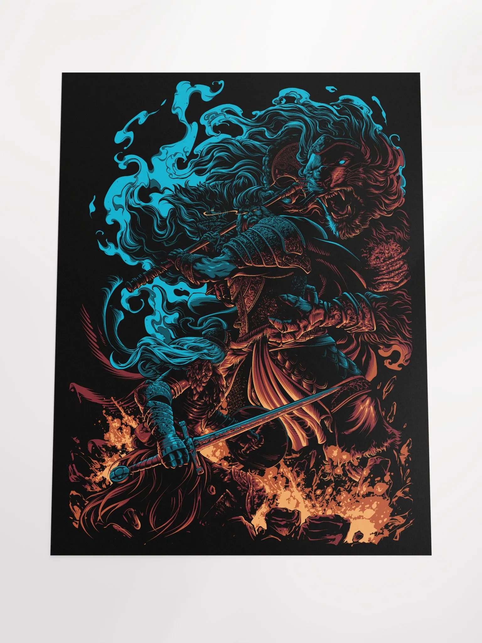 Warrior's Rage — Wall Art product image (4)