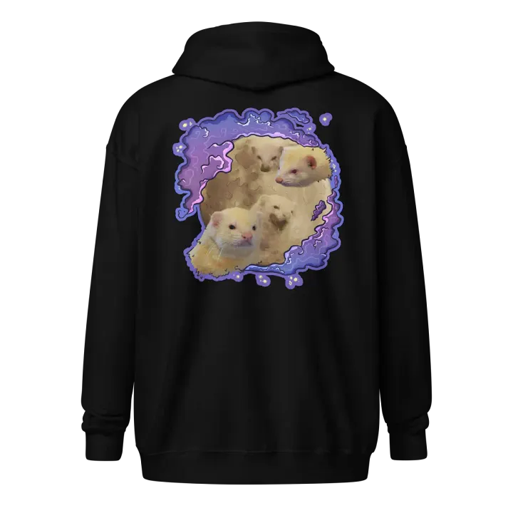 Floof Moon - Hoodie zip up product image (1)