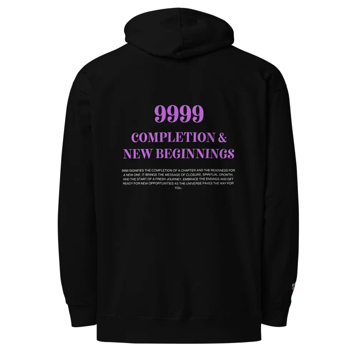 9999 Completion & New Beginnings UnisexHoodie – Embrace Closure & Fresh Starts product image (1)