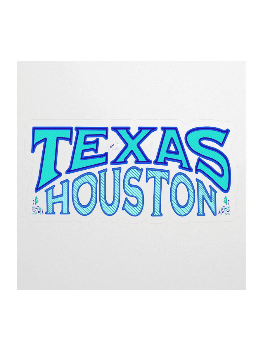 Dynamic Texas Houston Kiss-Cut Sticker product image (1)