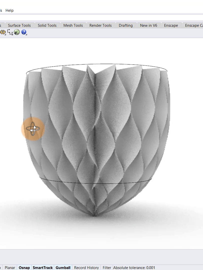 Parametric Floral Pattern Design Grasshopper Rhino Files Download product image (2)