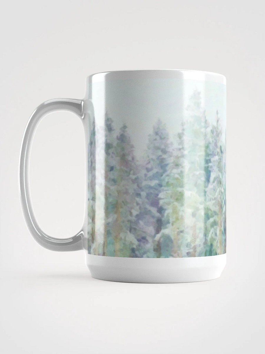 Abstract Graphic | White Coffee Mug | Illusion Treescape product image (1)