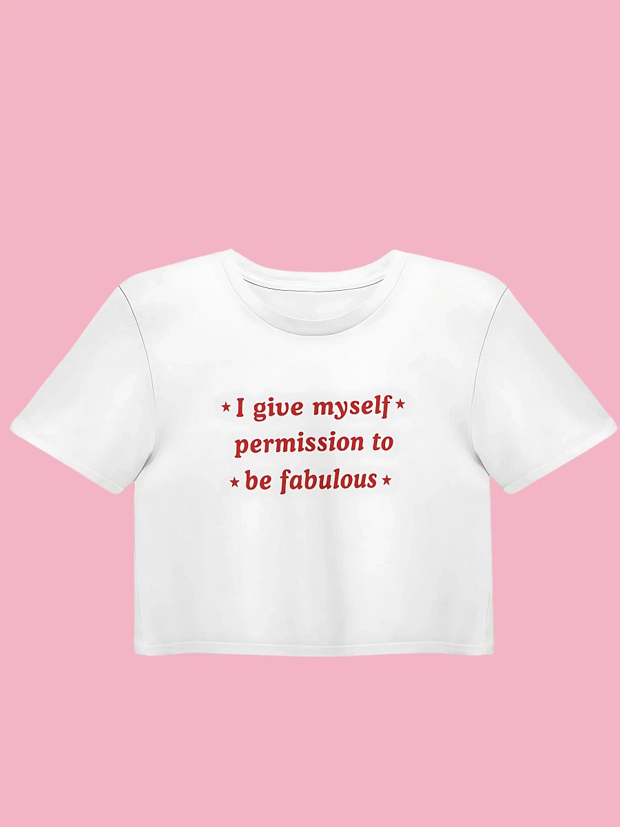 Fabulous Permission Women's Crop Top product image (1)