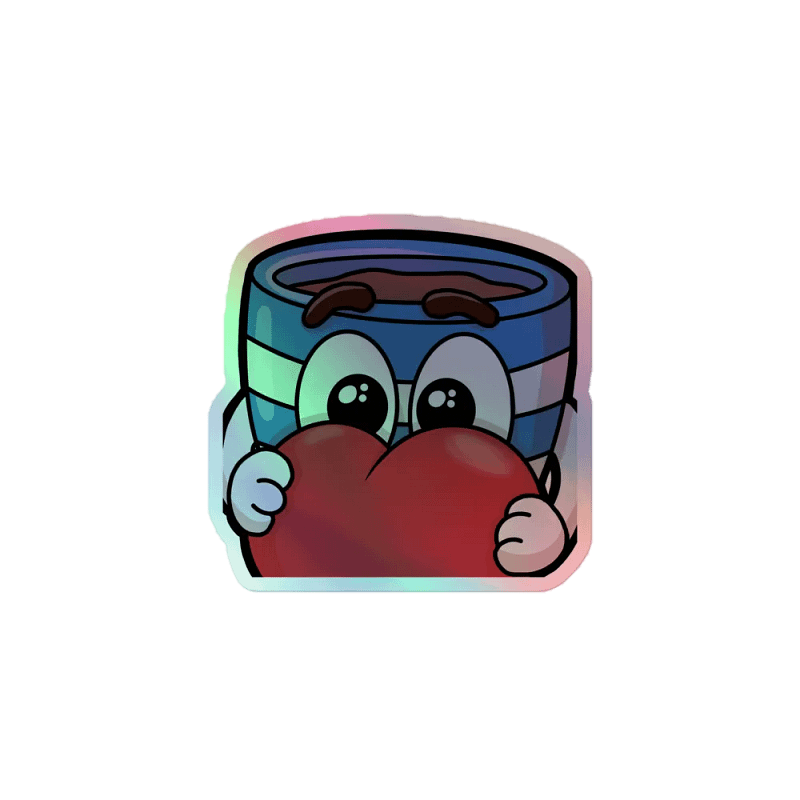 Muggsy Love Holo Sticker (Single Sticker)