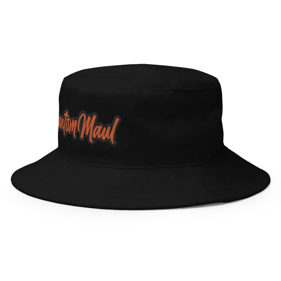 'PhantomMaul' Bucket Hat Orange Lettering product image (9)
