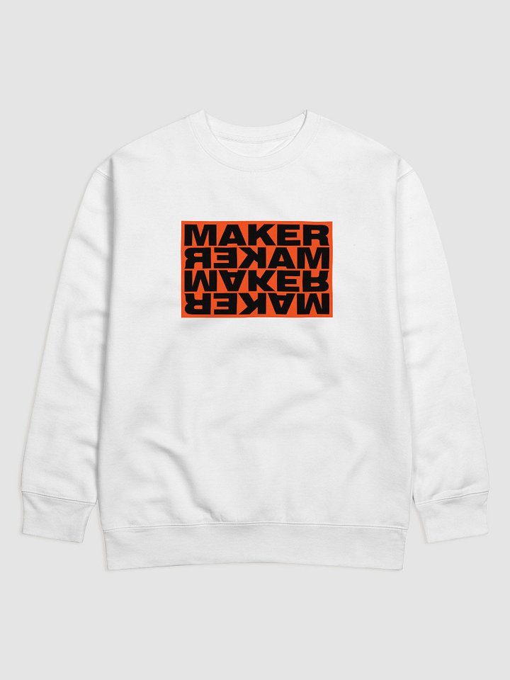 "MAKER" Cotton Heritage Premium Sweatshirt product image (1)