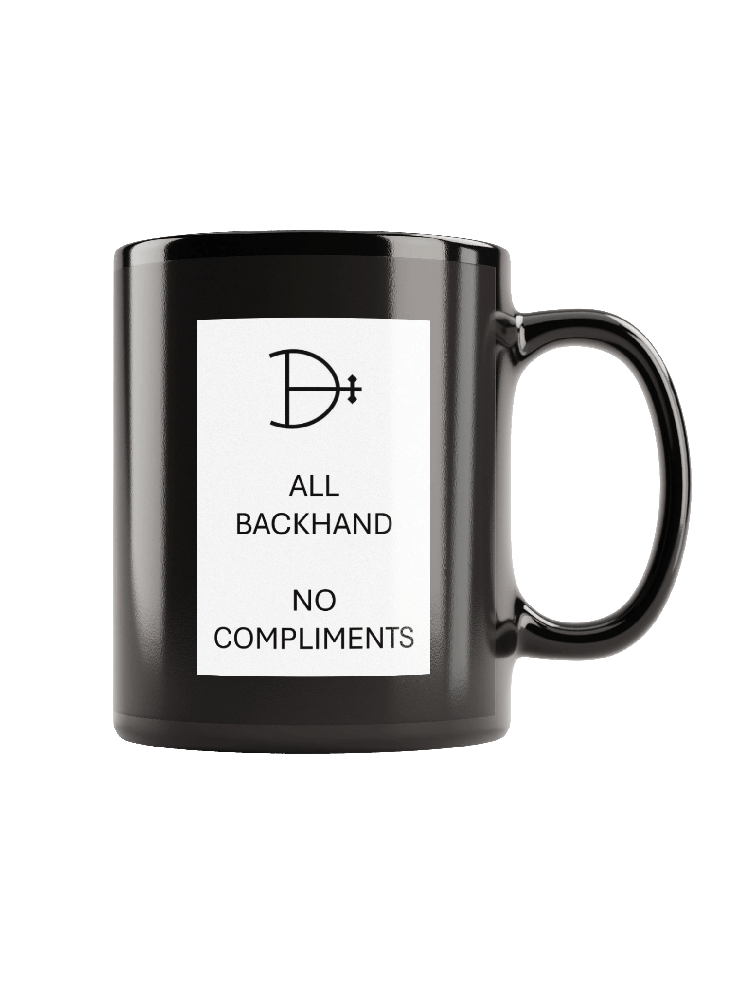 Backhand Mug Black product image (2)