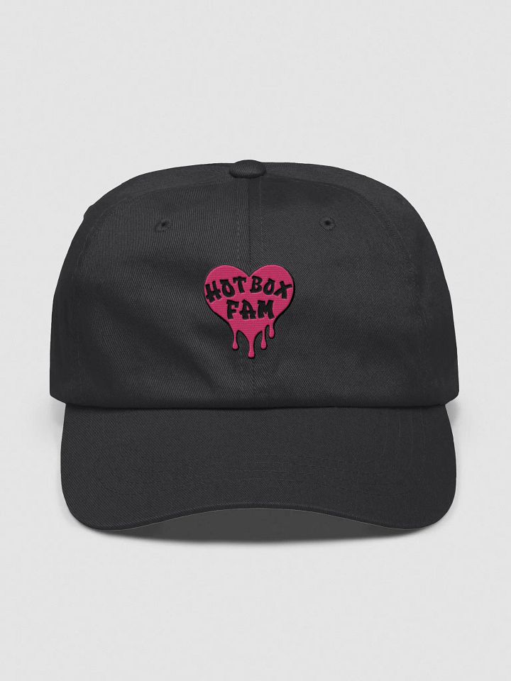 HOT BOX FAM SOLID PINK LOGO EMBROIDERY DAD HAT product image (1)