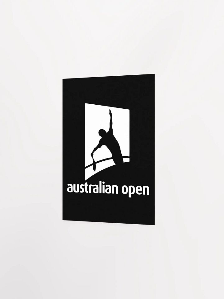 Australian Open Silhouette Tennis Poster product image (20)