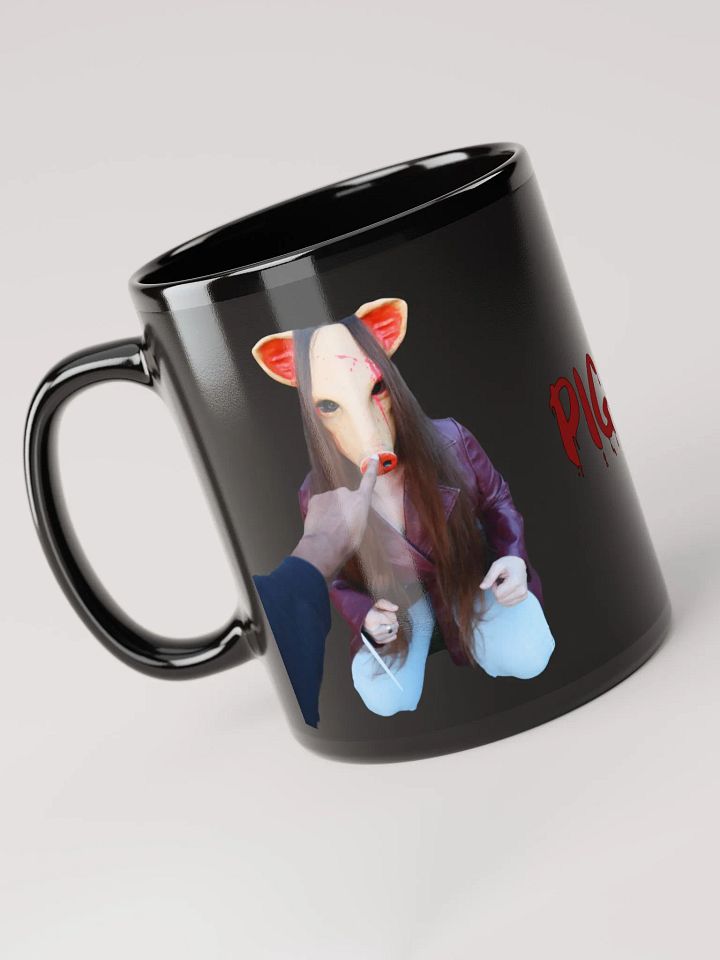 Piggy Black Mug product image (2)