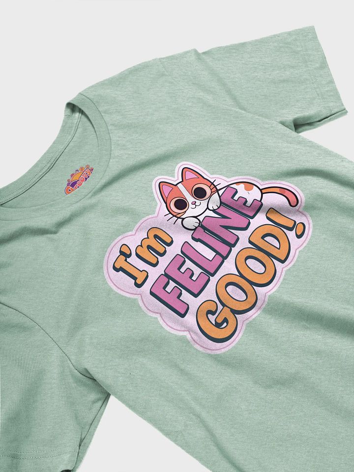 Feline Good Cartoon Cat T-Shirt product image (2)