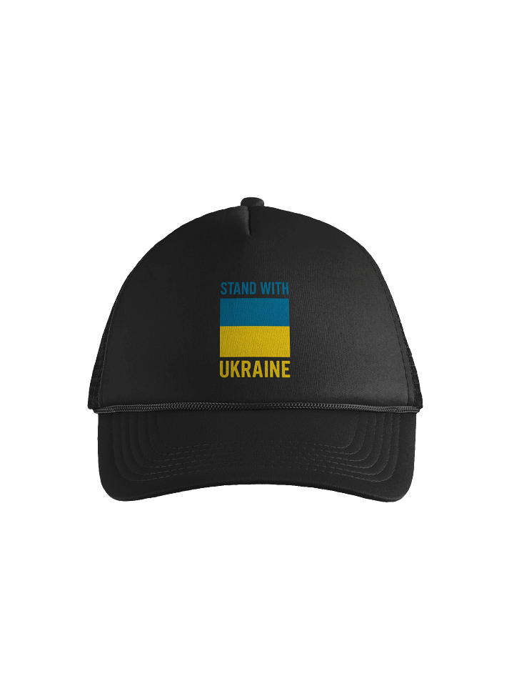 Stand with Ukraine Foam Trucker Hat product image (9)