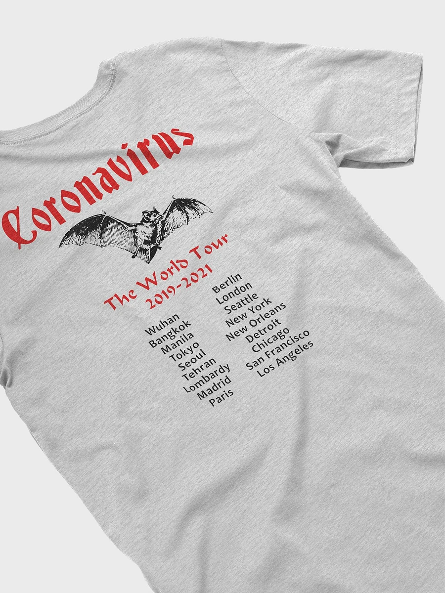 Coronavirus — The World Tour Unisex T-shirt product image (2)