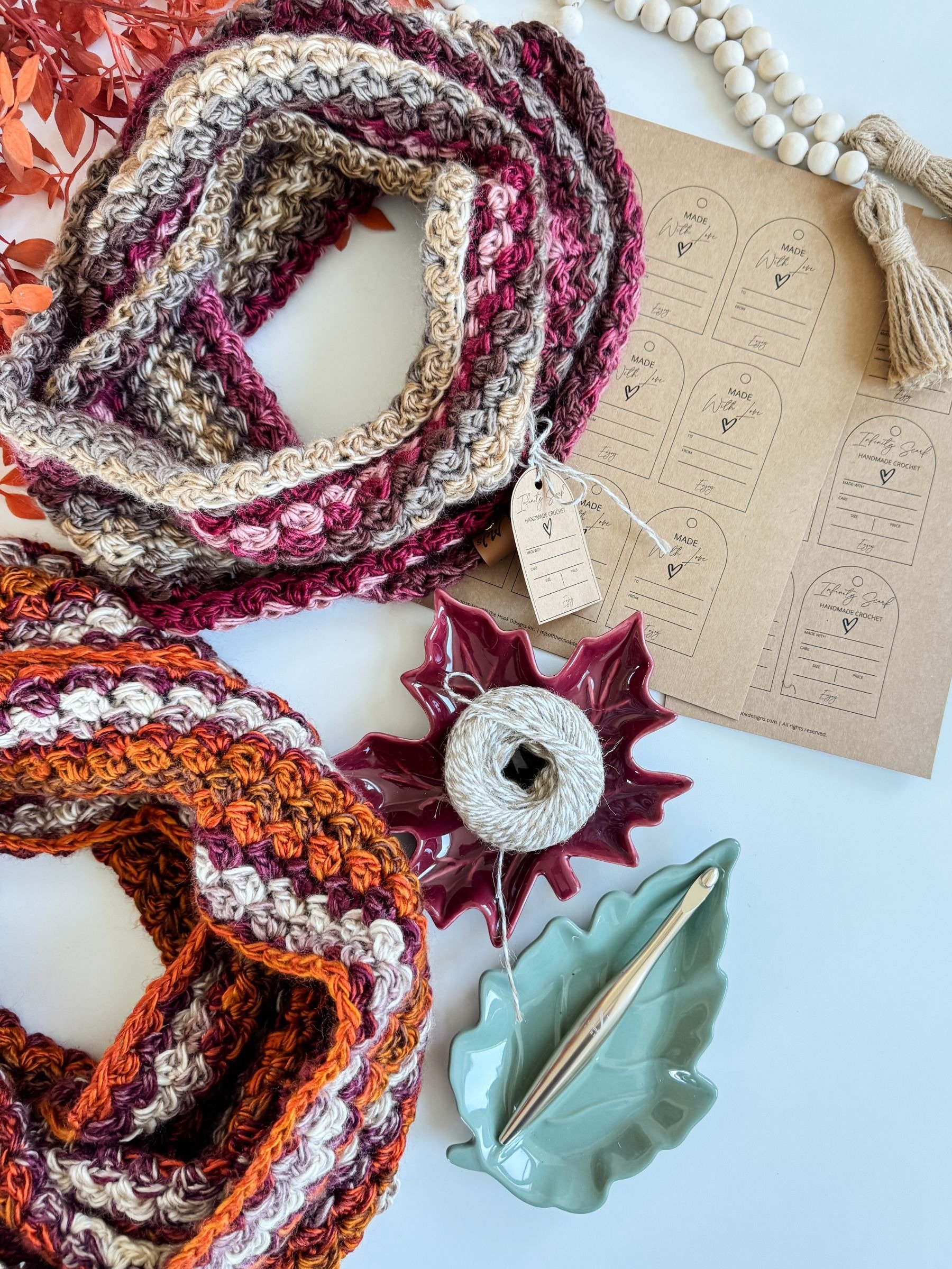 Chunky Suzette Infinity Scarf Crochet Pattern product image (7)