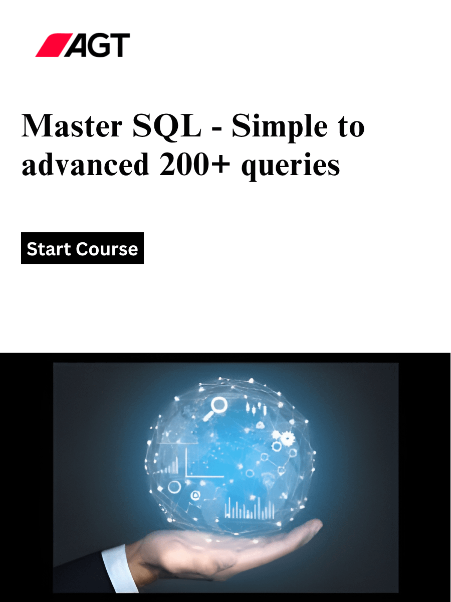 Master SQL - Simple to advanced 200+ queries product image (1)