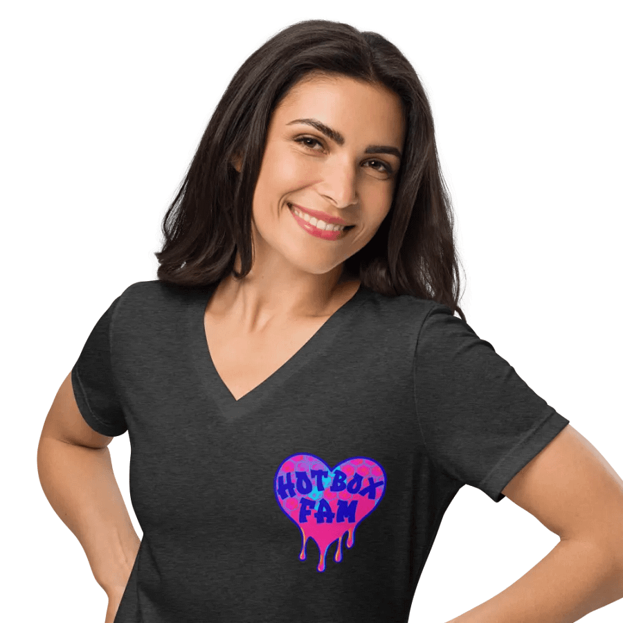 WOMENS HOT BOX FAM COLOR POP LOGO TEE product image (23)