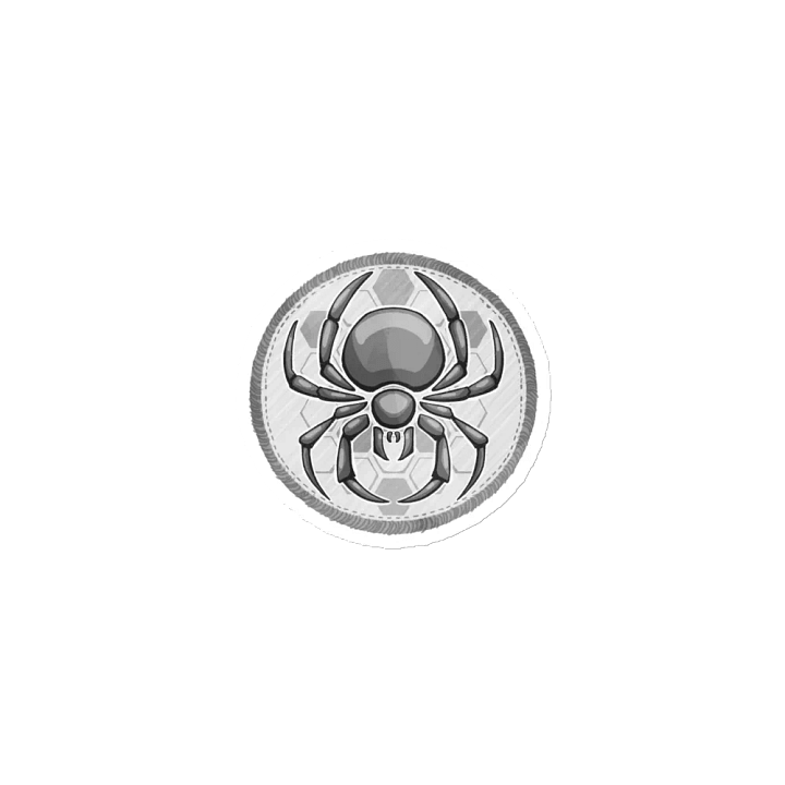 Silver Spiders Magnet product image (1)