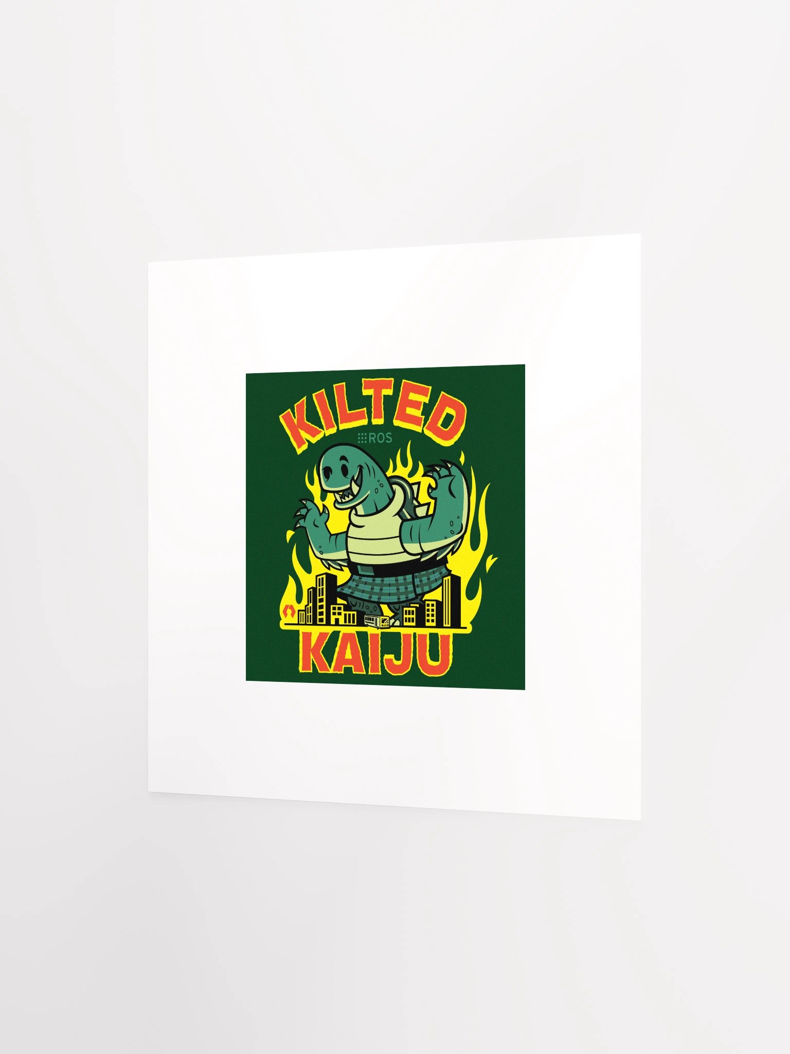 Kilted Kaiju unframed poster product image (4)