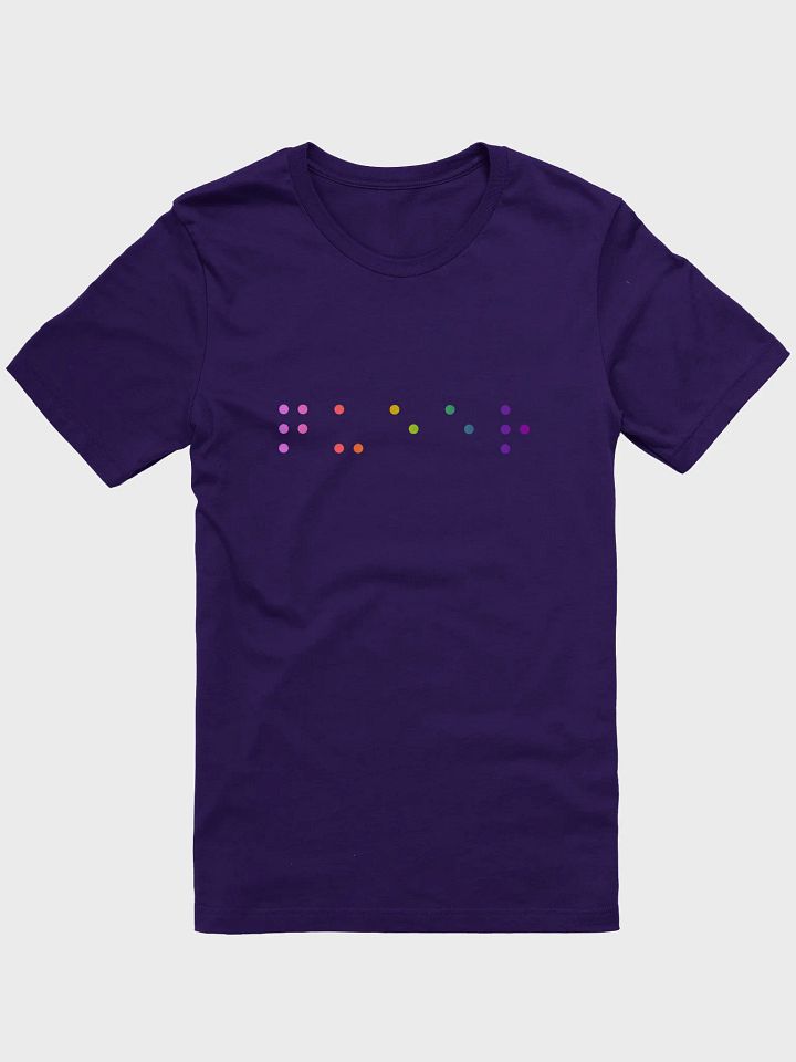 queer braille t-shirt product image (1)