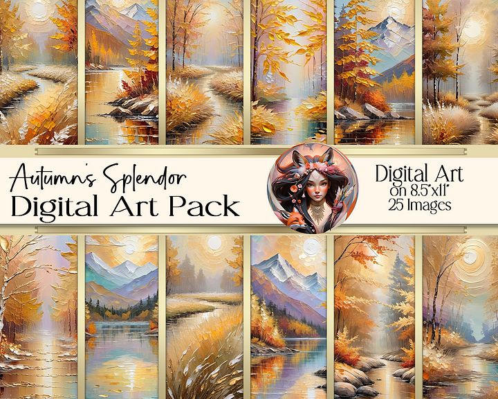 Autumn's Splendor Digital Art Collection product image (1)