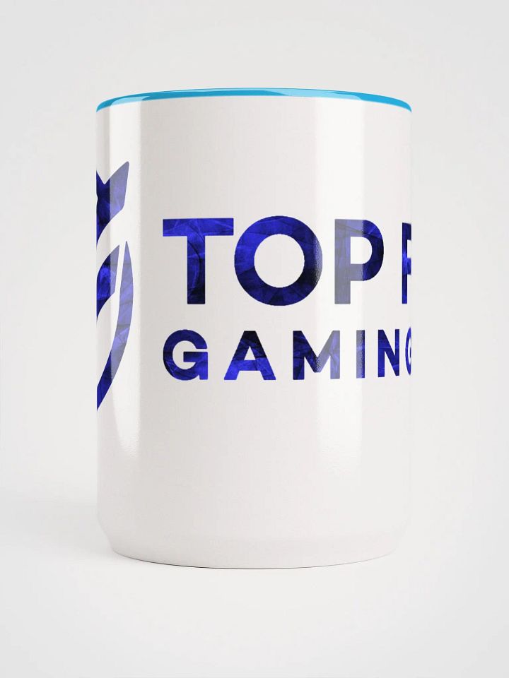 TopFrag™ Blue Spiral Ceramic Mug with Color Inside product image (2)