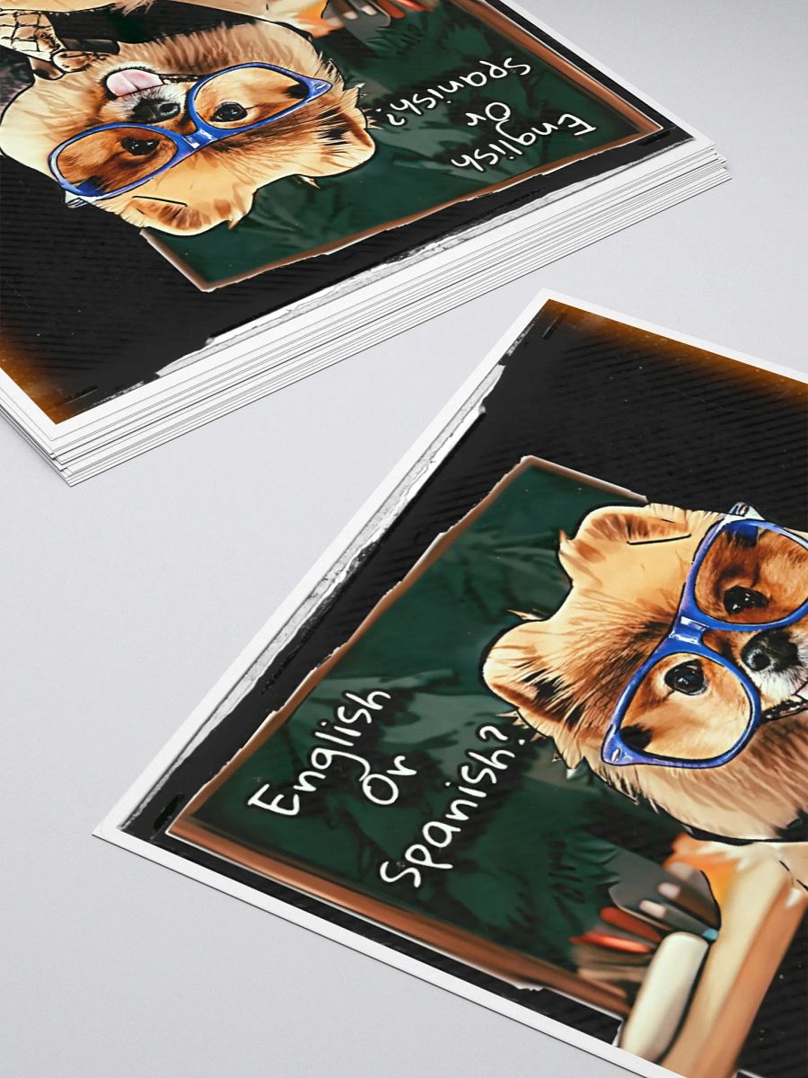 English or Spanish Sticker product image (15)