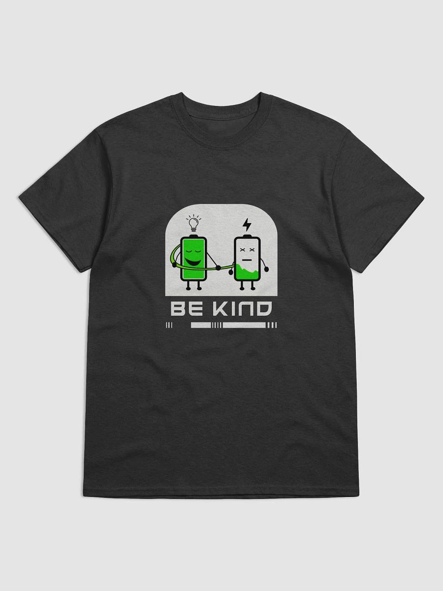 Energized vs. Depleted Battery Cartoon T-Shirt product image (1)