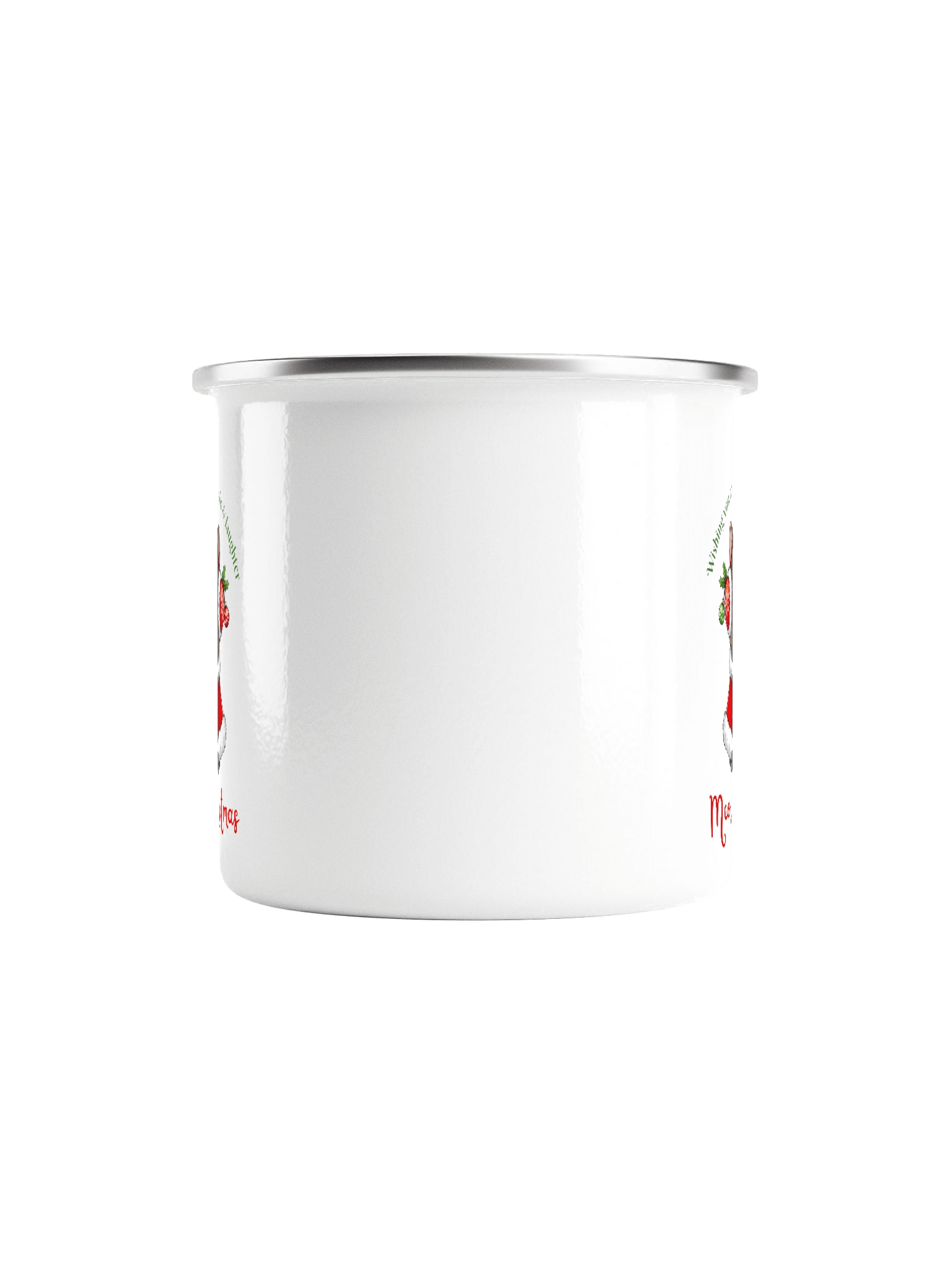 Festive Feline Enamel Mug product image (2)