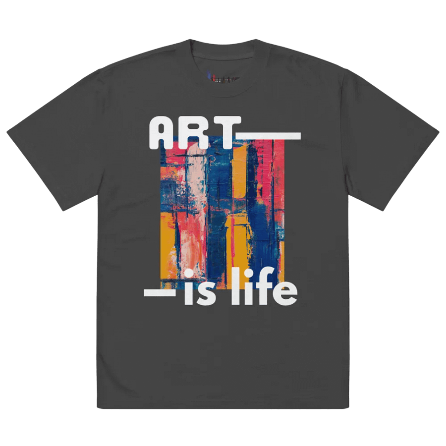 Art is life unisex t-shirt product image (4)