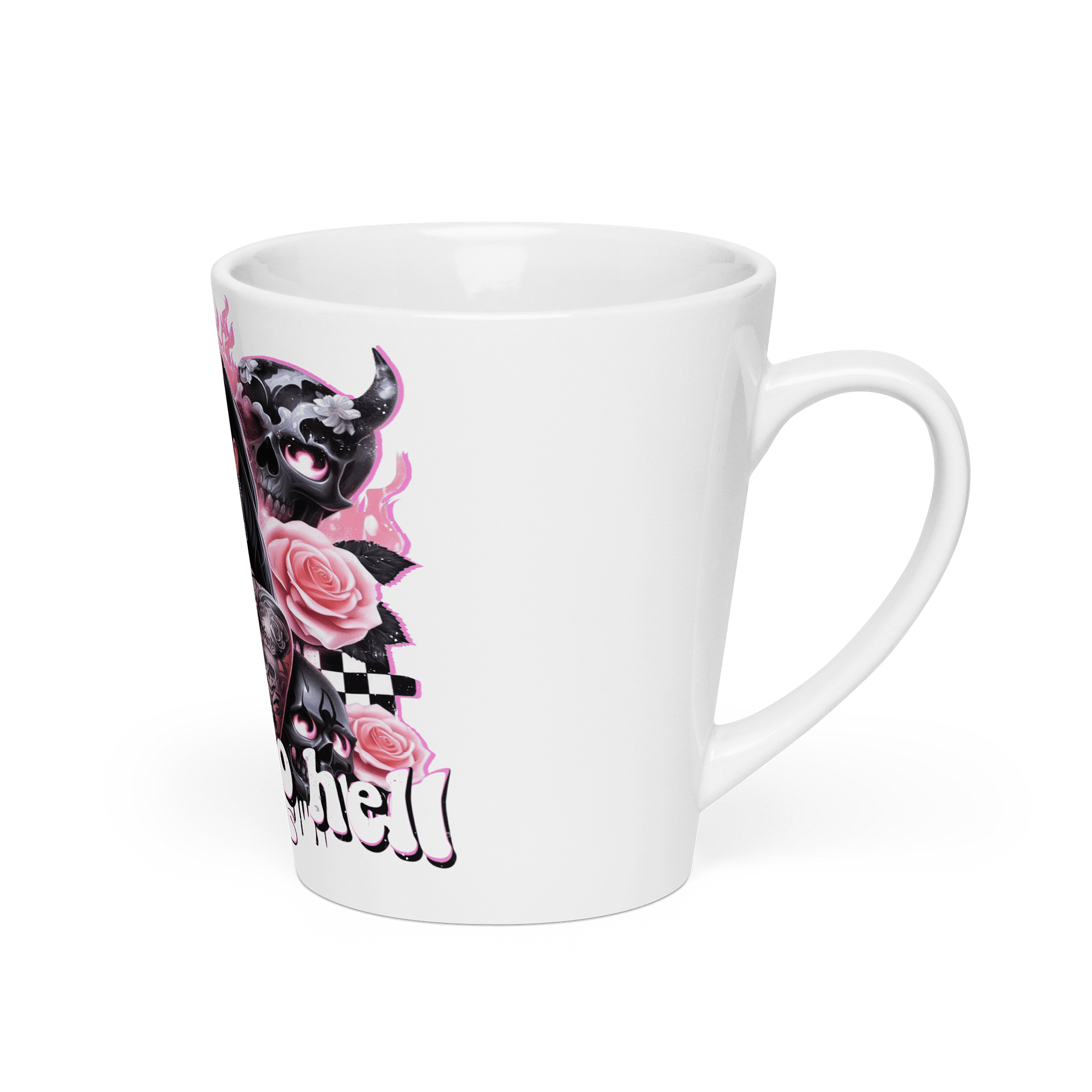 Horns & Roses Latte Mug product image (2)