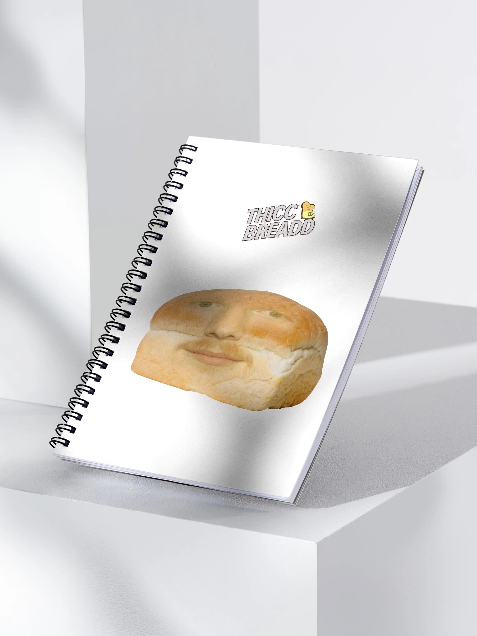 Thicc Bread Spiral Notebook product image (3)