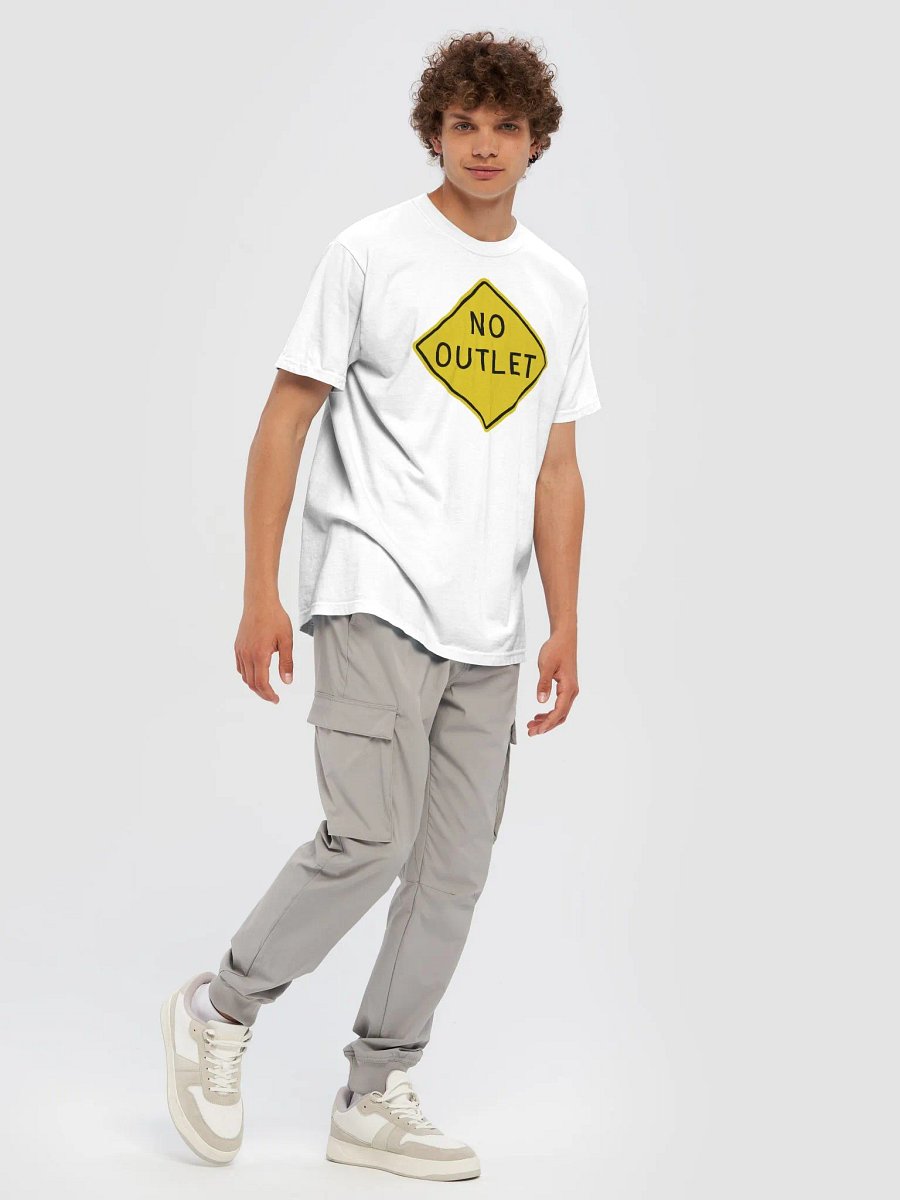Signs of the Time: No Outlet Warning Comfort Tee product image (25)