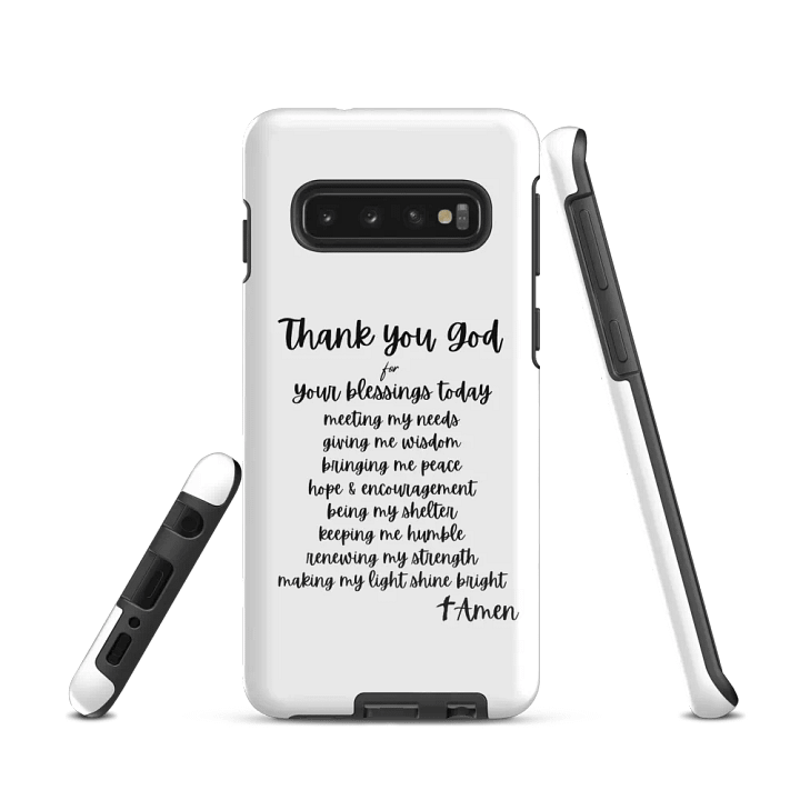 Gratitude Prayer Samsung® Tough Case product image (1)