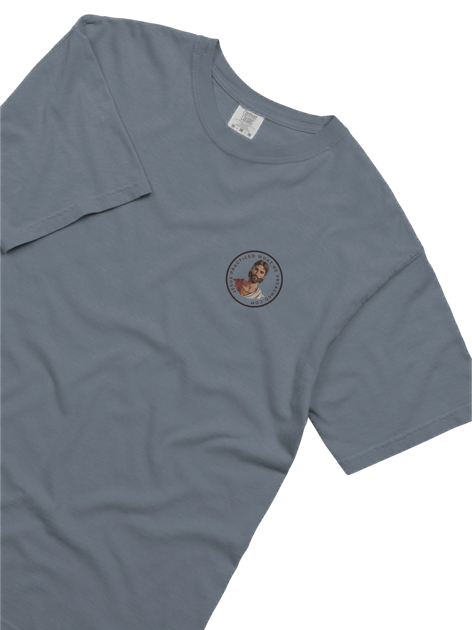 Jesus Practiced What He Preached Relaxed Heavyweight Tee product image (5)