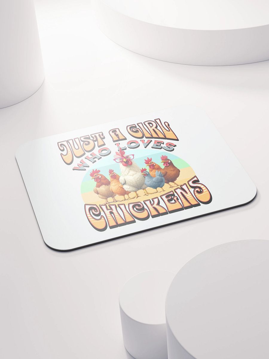 Just A Girl Who Loves Chickens Charming Mouse Pad product image (4)