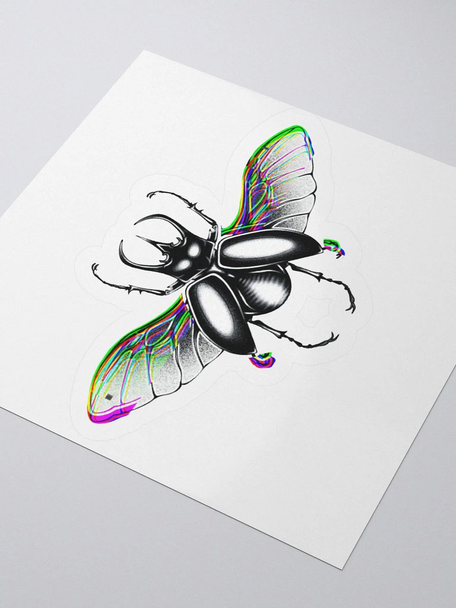 "Prismatic Beetle" Kiss-Cut Sticker product image (3)