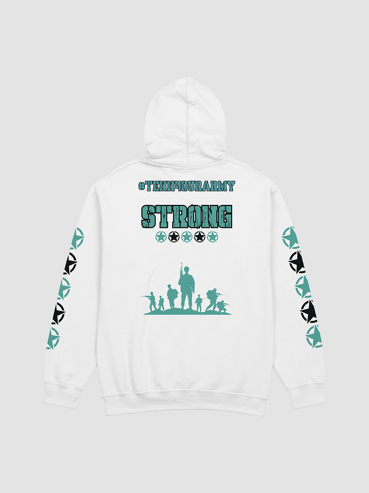 #TeNN4OURARMY Hoodie -Teal & Black product image (6)