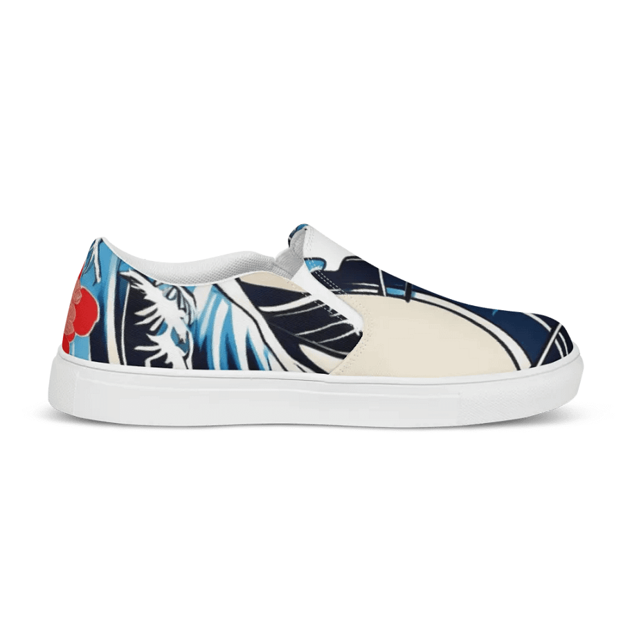 Kanagawa Wave Women's Slip-On Shoes product image (7)