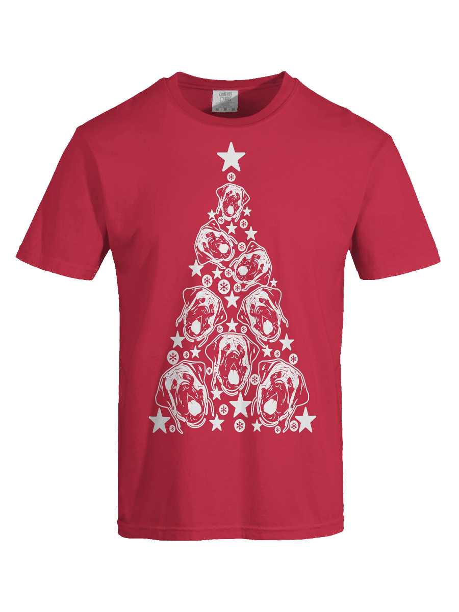 Bullmastiff Christmas Tree T-Shirt product image (37)