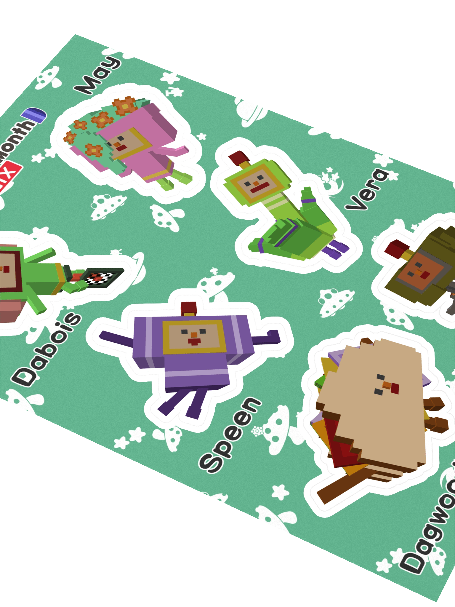KDM6 OC Cousin Sticker Sheet #3 product image (2)