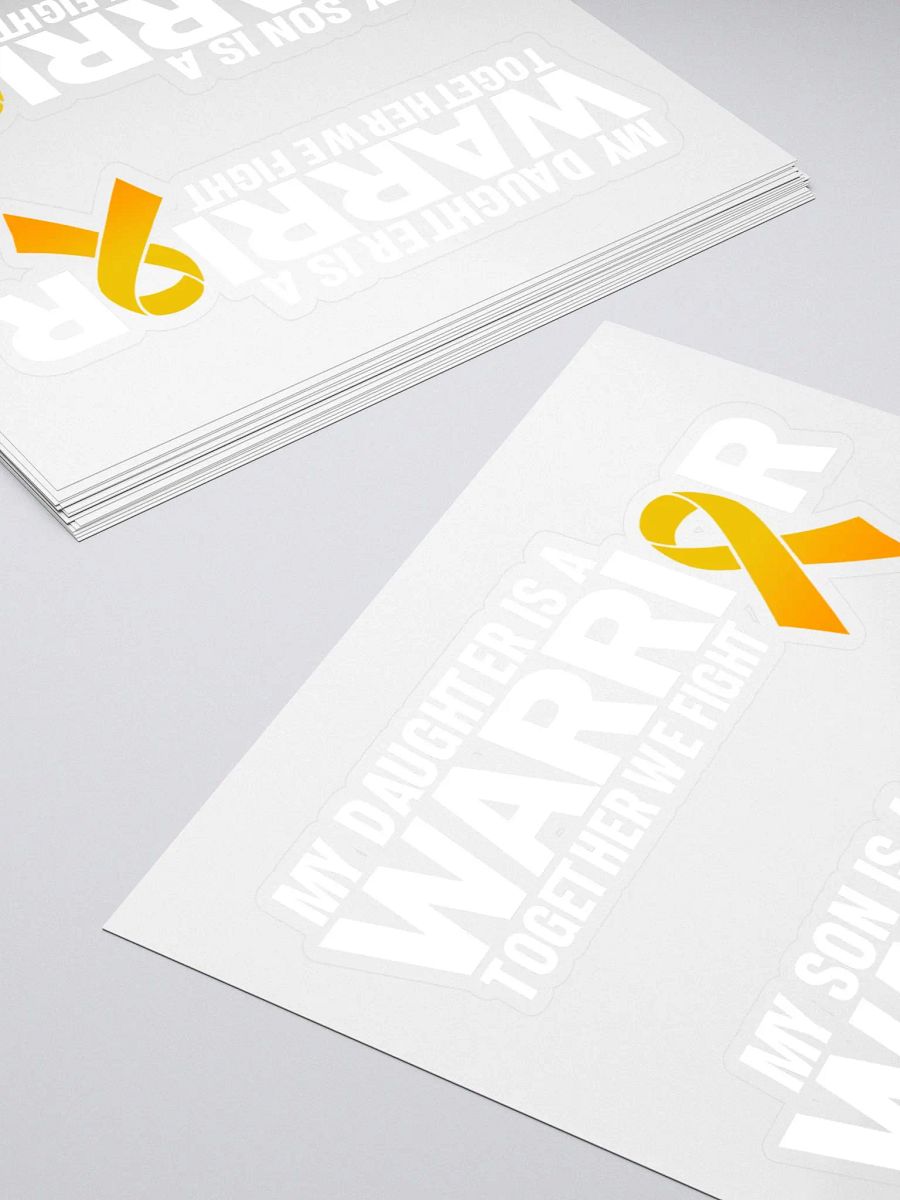 Childhood cancer Warrior Decals product image (13)