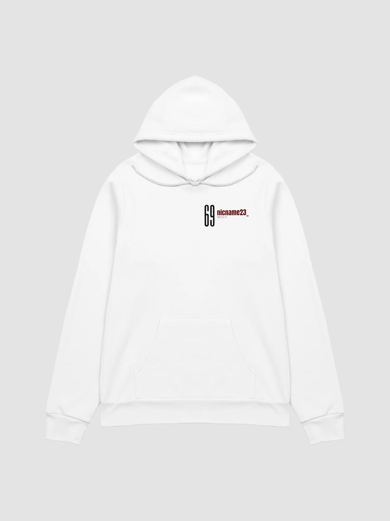 White 69 hoodie product image (1)