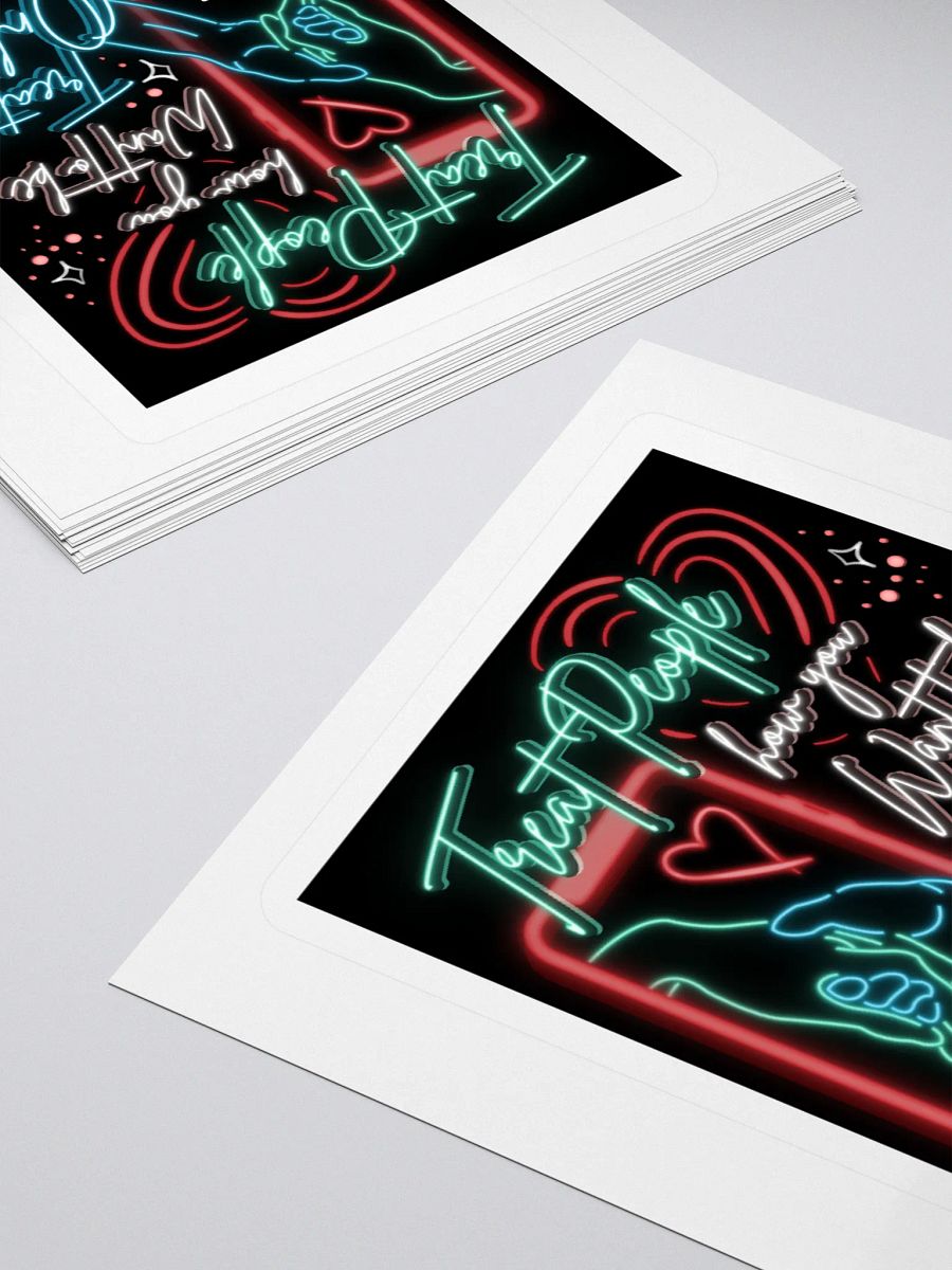 Treat People How You Want to Be Treated Online Sticker product image (4)
