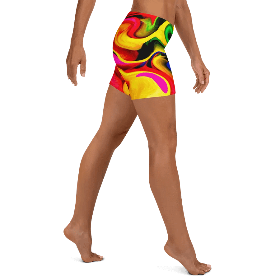 Vibrant Rainbow Patterned Shorts | Bold & Colorful Shorts for Everyday Use product image (5)