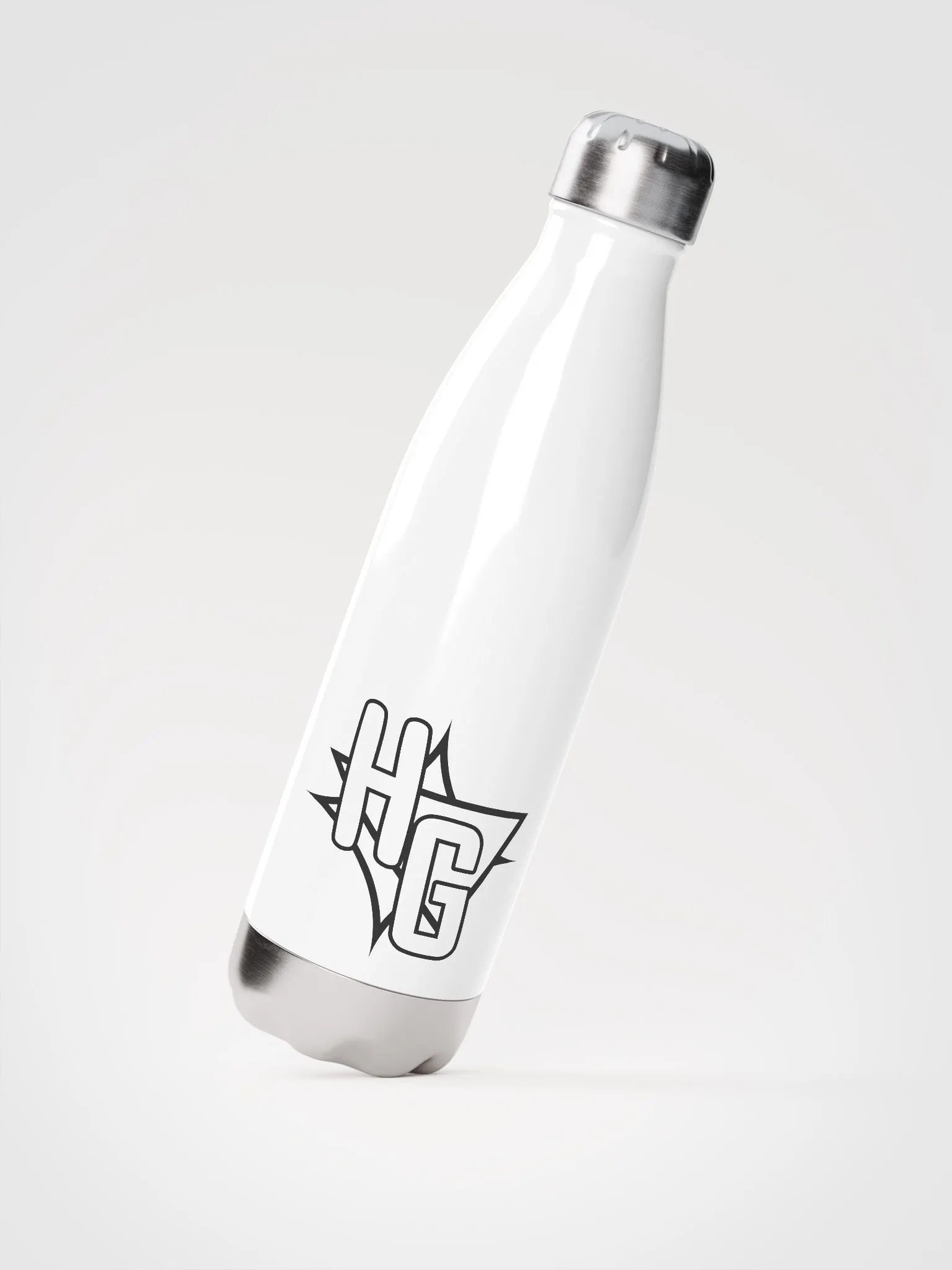 Hunter's Guild Emblem Stainless Steel Water Bottle—Light Mode product image (2)
