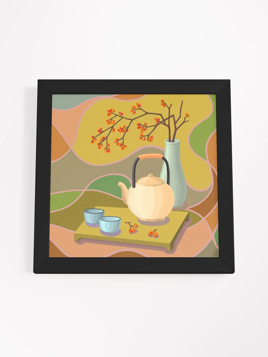 Earthy Elegance Framed Poster - Coffee Shop No. 9 product image (57)