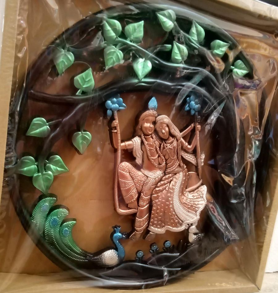 RADHA KRISHNA WALL SET FRAME product image (4)