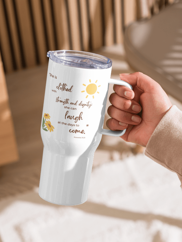 She Can Laugh Travel Mug product image (1)
