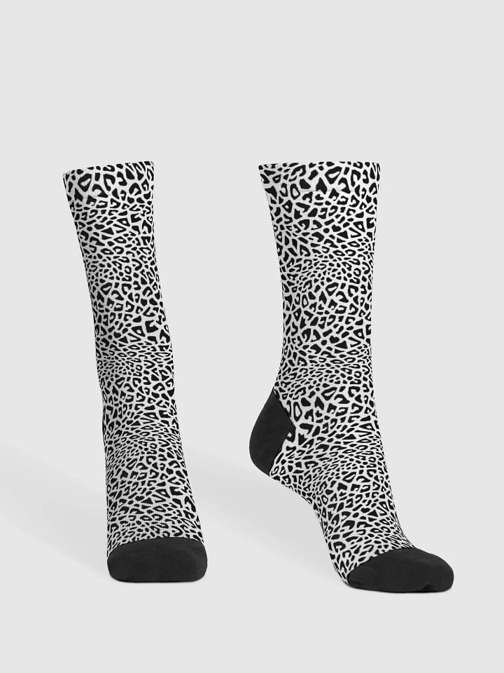 Silver Leopard Socks product image (2)
